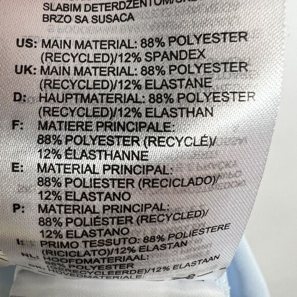 Adidas Golf Polo Shirt Mens Size Small Light Blue Navy Colorblock Performance - Picture 8 of 13